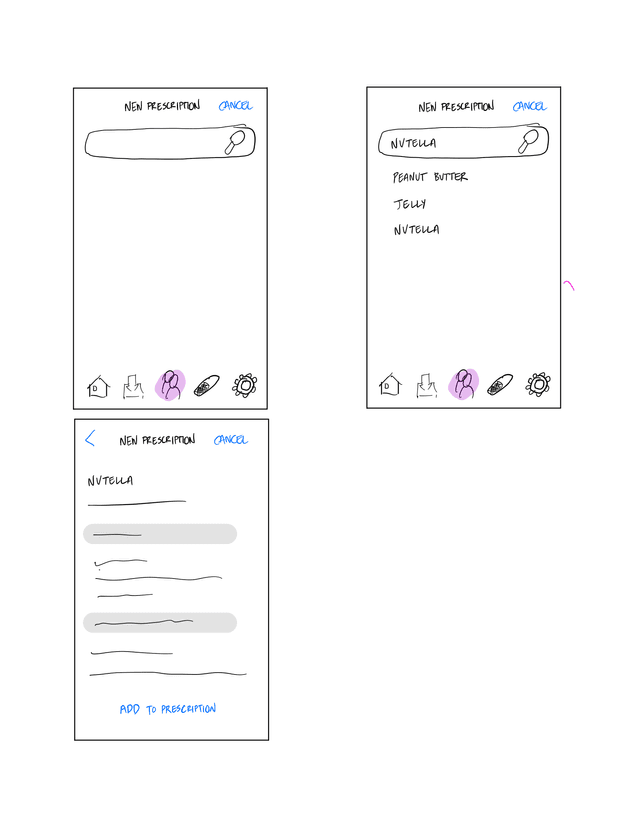 02 rxdiya wireframes